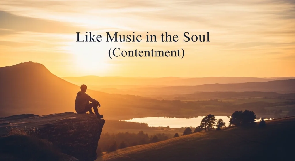 Like Music in the Soul (Contentment)