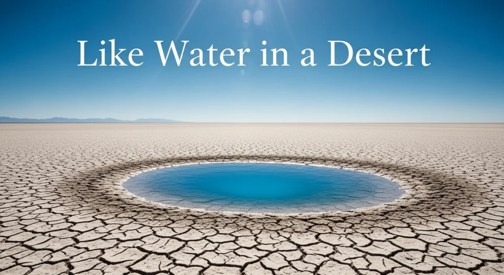 Like Water in a Desert