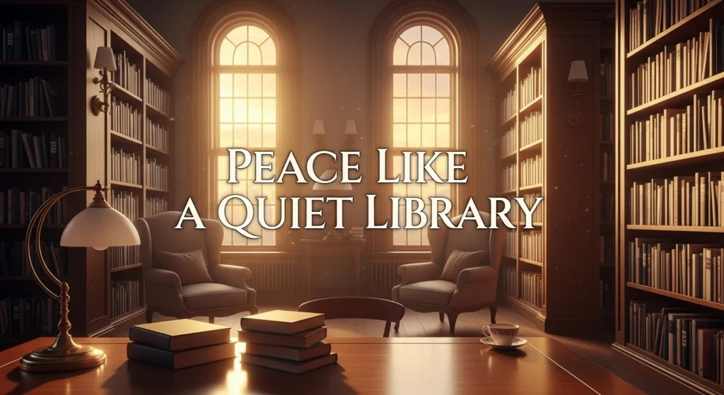 Peace Like a Quiet Library