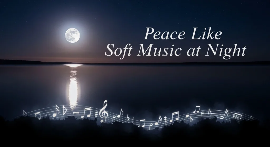 Peace Like Soft Music at Night
