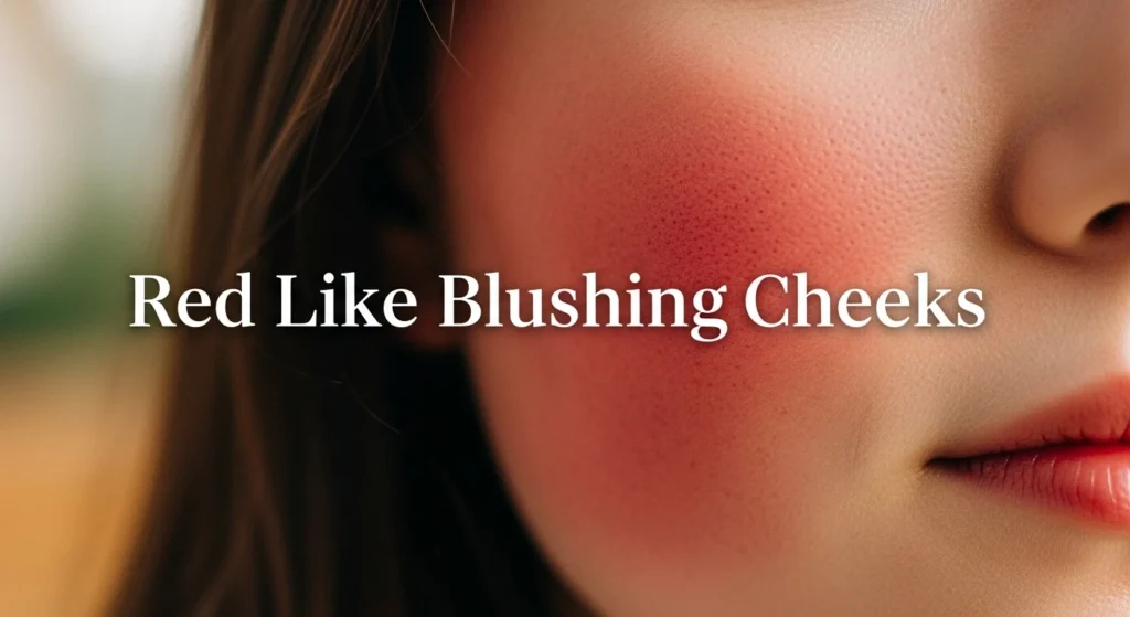 Red Like Blushing Cheeks