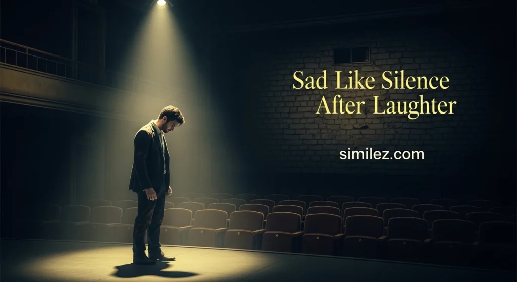 Sad Like Silence After Laughter