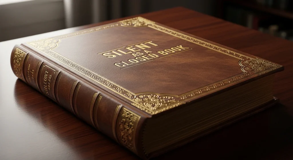 Silent as a Closed Book