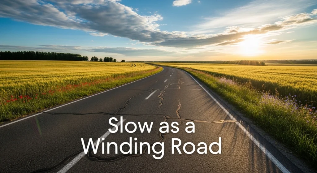 Slow as a Winding Road