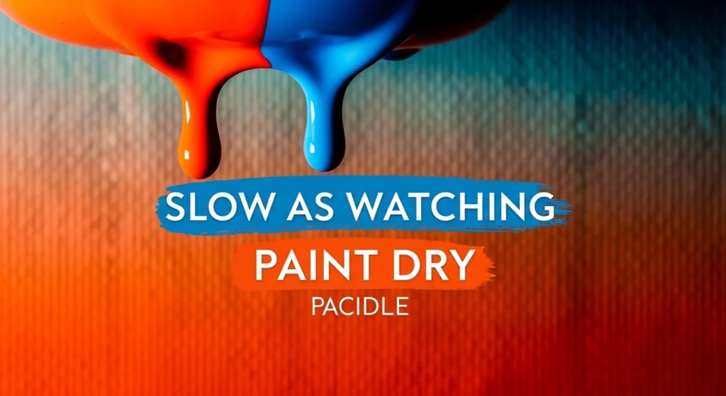 Slow as Watching Paint Dry