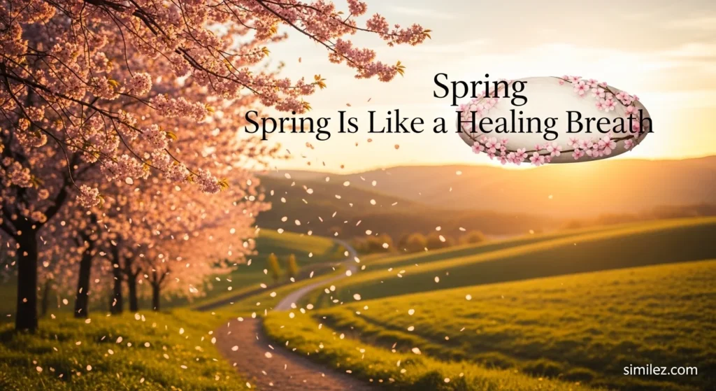 Spring Is Like a Healing Breath