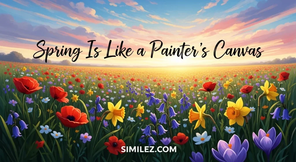 Spring Is Like a Painter’s Canvas