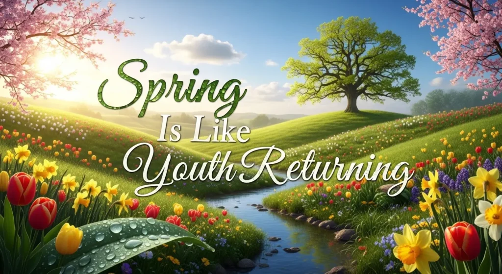 Spring Is Like Youth Returning