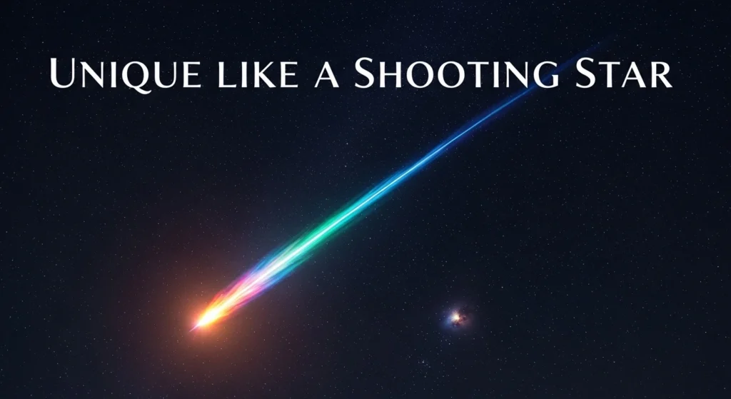 Unique like a Shooting Star
