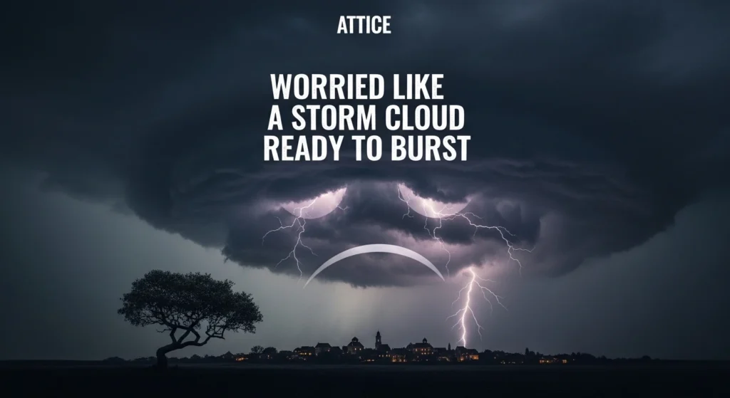 Worried Like a Storm Cloud Ready to Burst