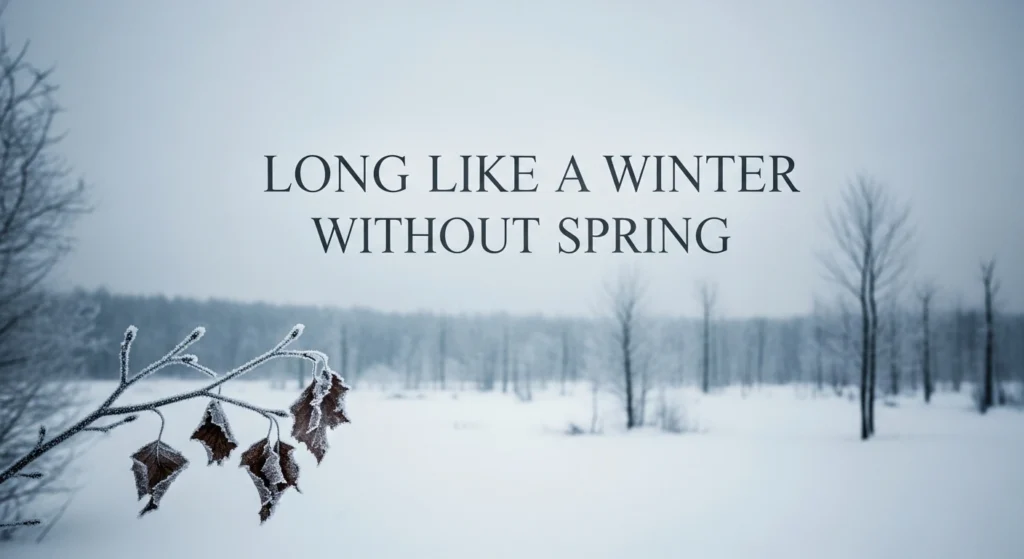 Long Like a Winter Without Spring
