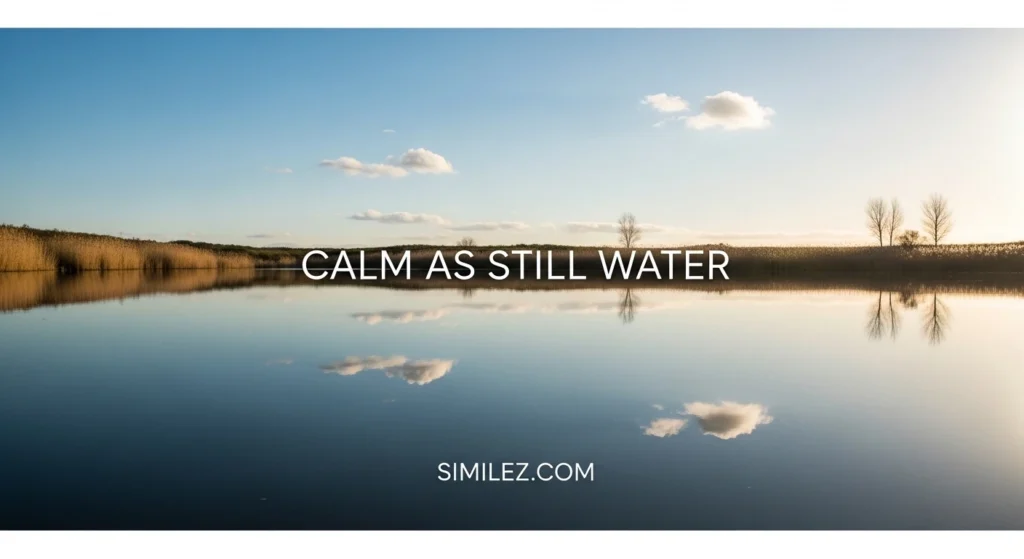Calm as Still Water