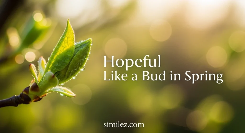 Hopeful Like a Bud in Spring