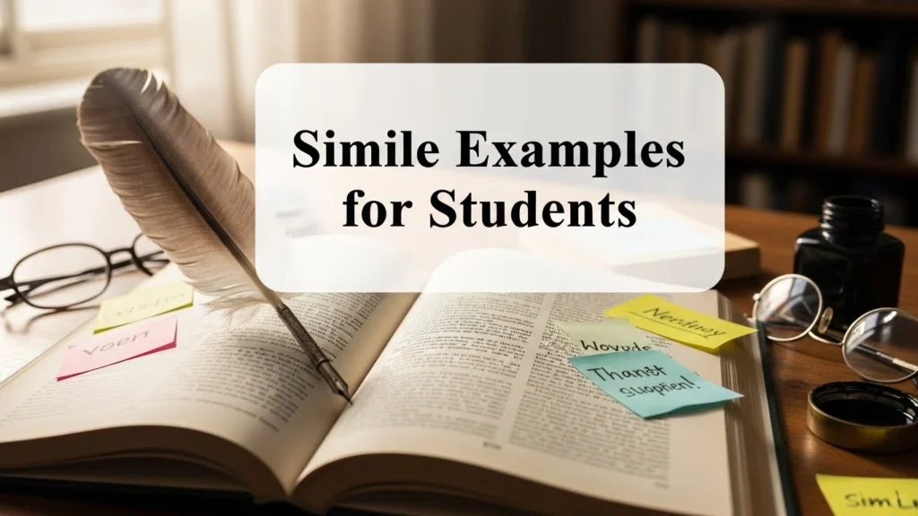Simile Examples for Students