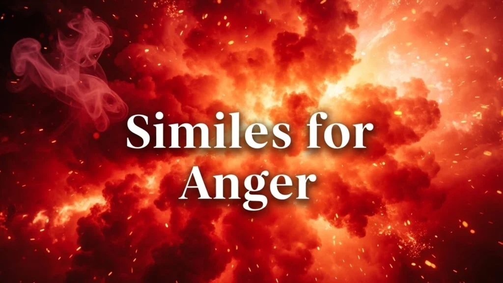 Similes for Anger