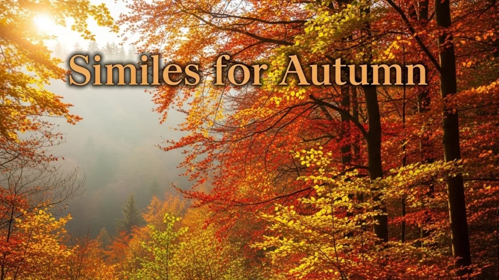 Similes for Autumn