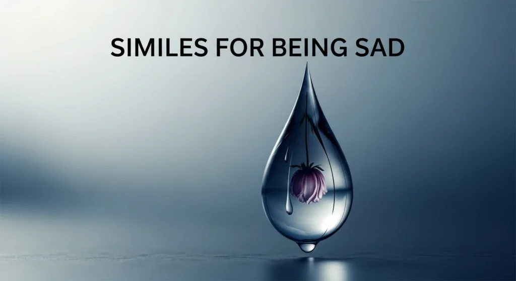 Similes for Being Sad