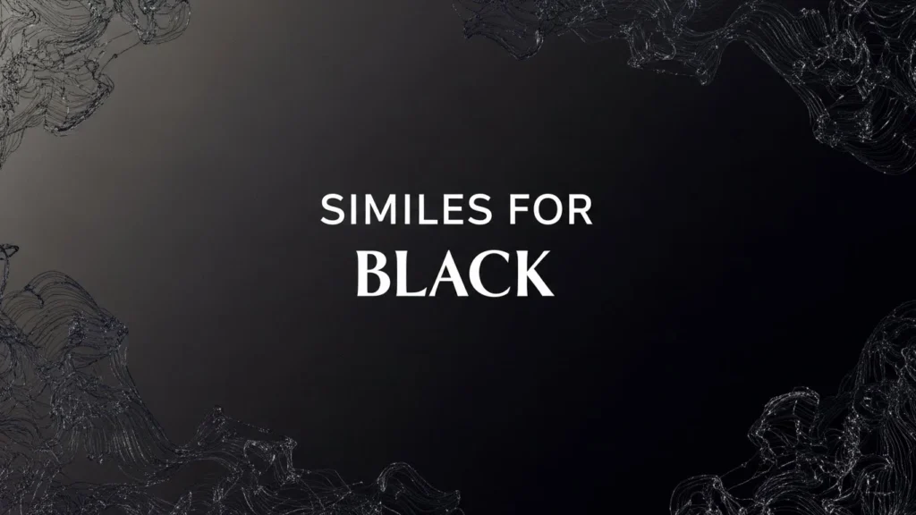 Similes for Black