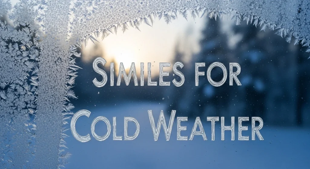 Similes for Cold Weather