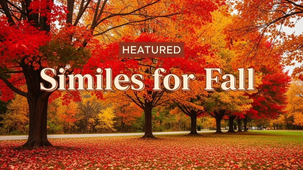 Similes for Fall