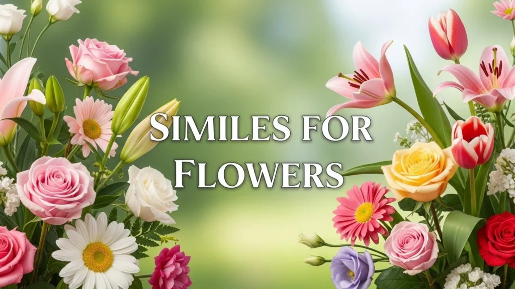 Similes for Flowers