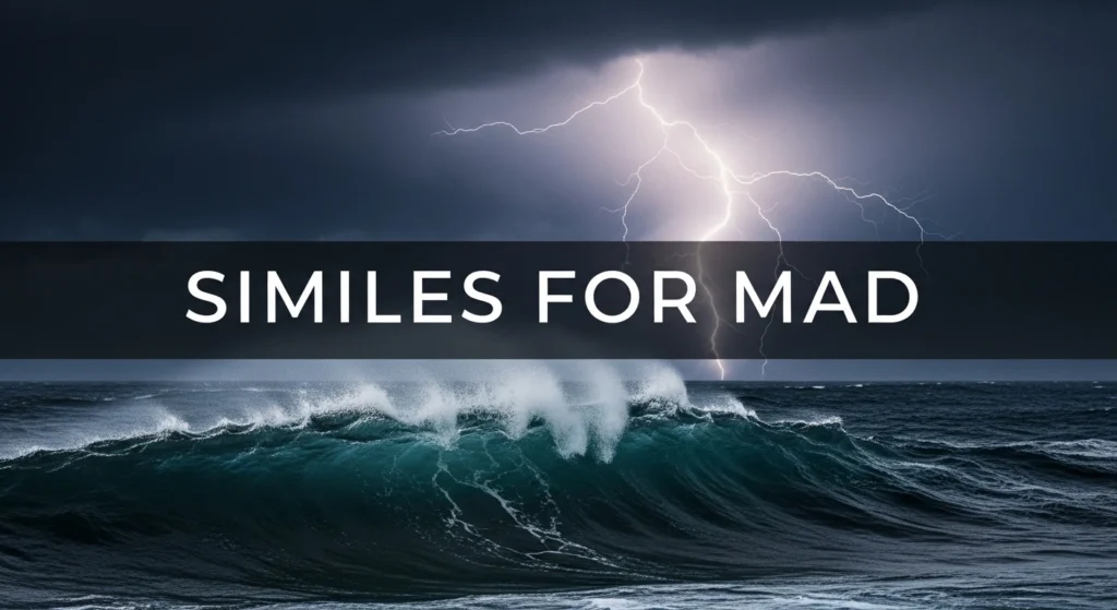 Similes for Mad