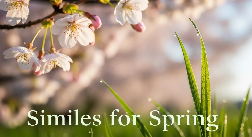 Similes for Spring