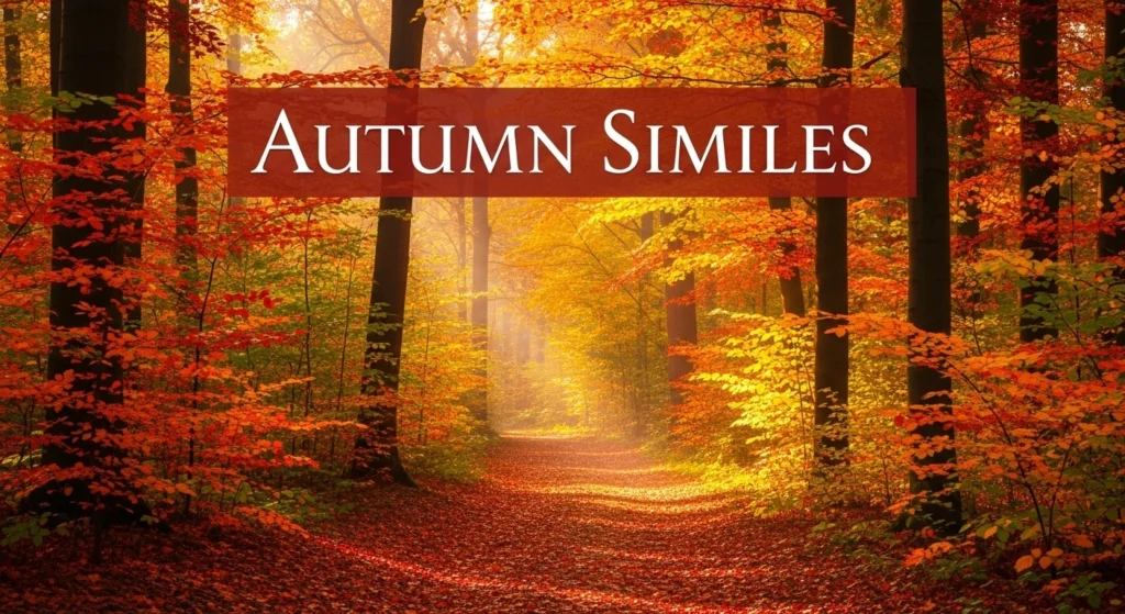 Autumn Similies