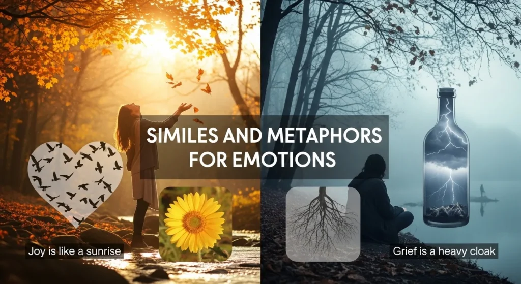 Similes and Metaphors for Emotions