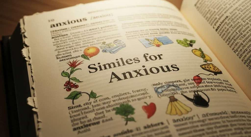 Similes for Anxious
