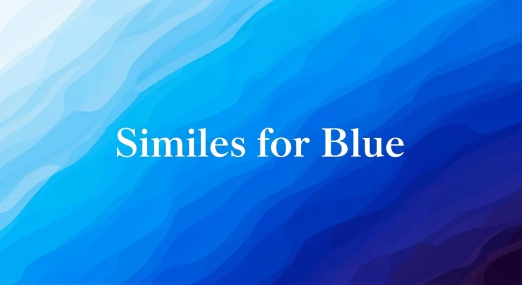 Similes for Blue