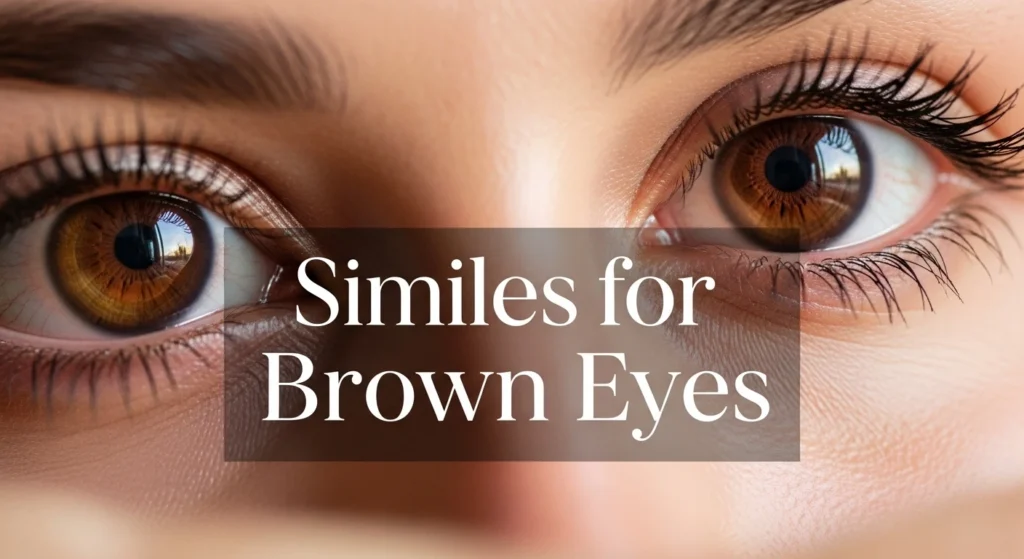 Similes for Brown Eyes