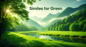 Similes for Green