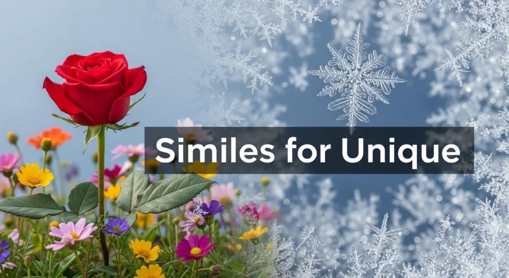 Similes for Unique