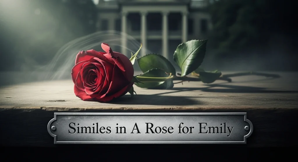Similes in A Rose for Emily