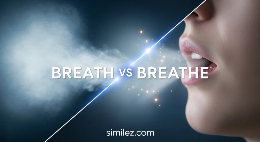 breath vs breathe