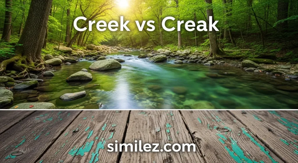 Creek vs Creak