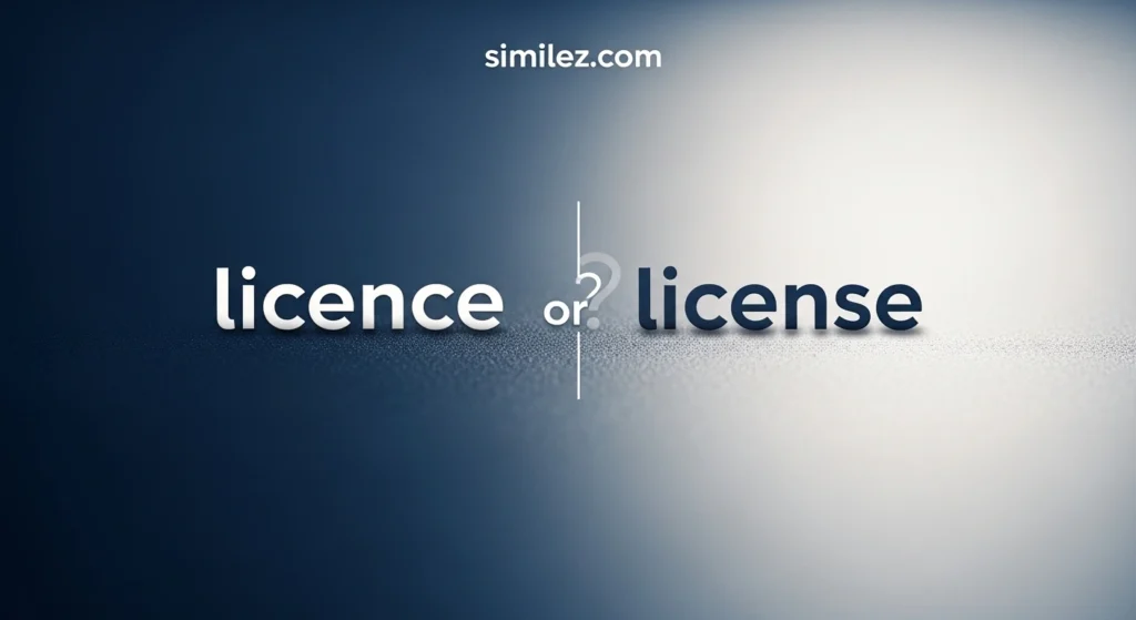 Licence or License