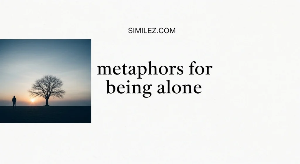 Metaphors for Being Alone