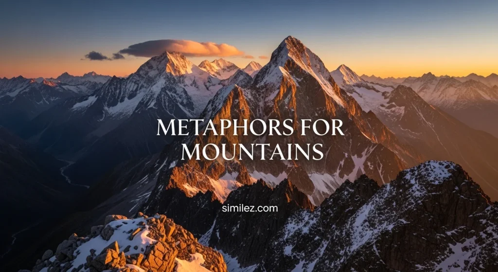 Metaphors for Mountains