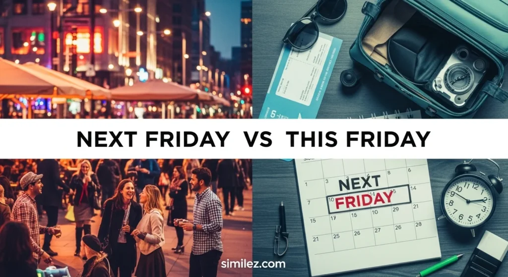 next friday vs this friday