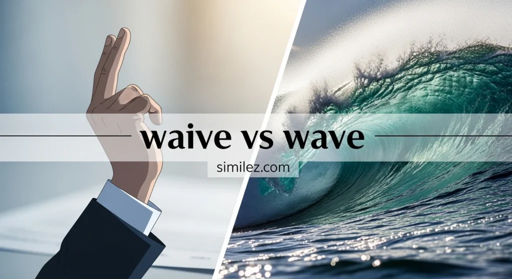 waive vs wave