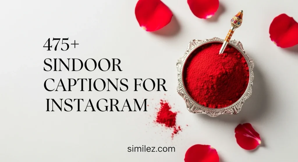 475+ Sindoor Captions for Instagram
