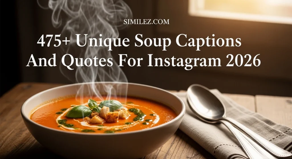 475+ Unique Soup Captions And Quotes For Instagram 2026