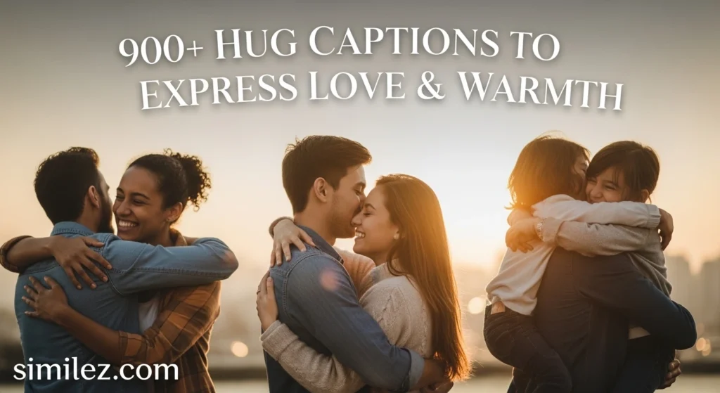 900+ Hug Captions to Express Love & Warmth