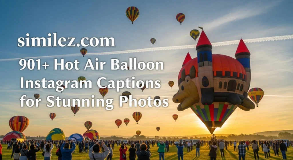 901+ Hot air ballon instagram captions for stuning photos