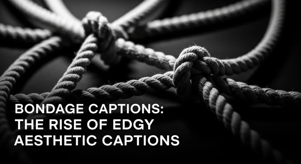 Bondage captions: The Rise of Edgy Aesthetic Captions