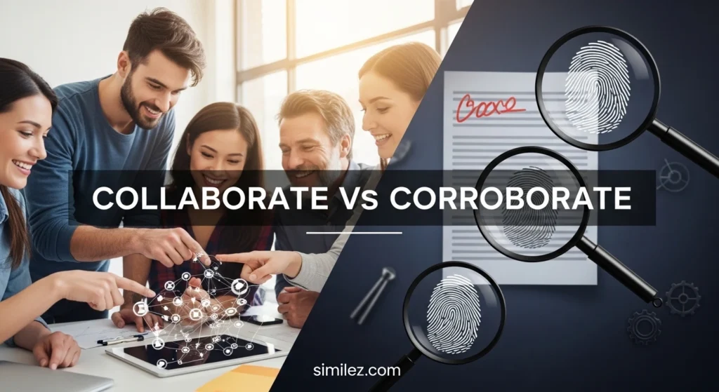 Collaborate vs Corroborate