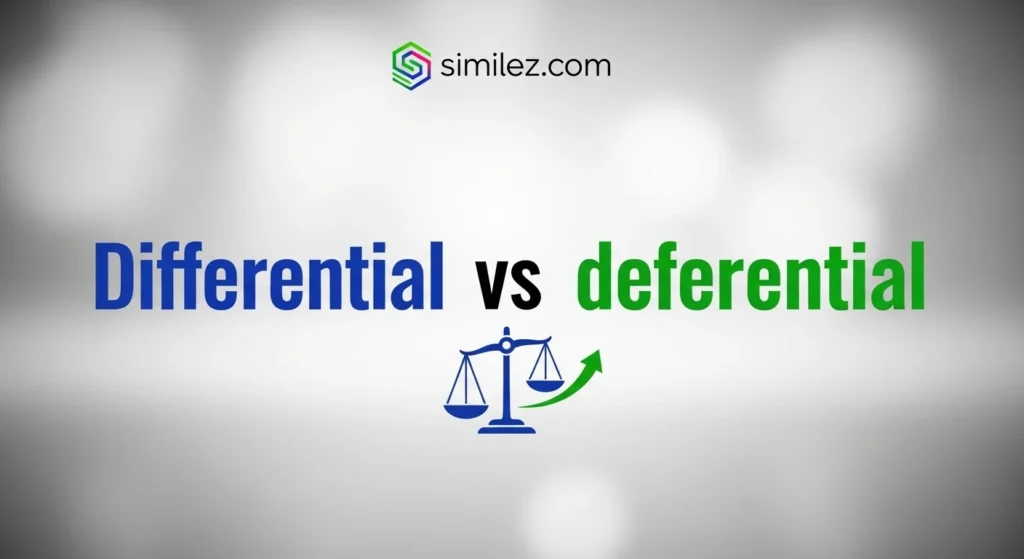 Differential vs deferential