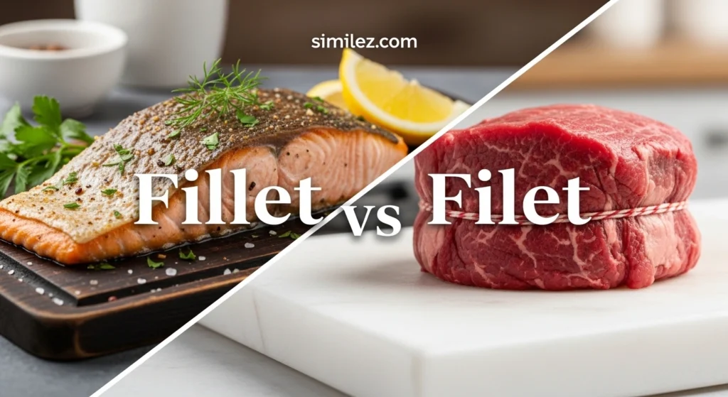 Fillet vs Filet